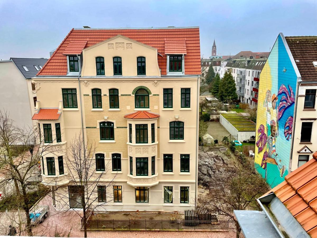 Woelkchen - Wohnung Mit Balkon, Holzdielen & Tv Bremerhaven Bagian luar foto